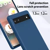 Luxury Original Liquid Silicone Phone Cases For Google Pixel 8 6 7 Pro 6A 7A Case For Google Pixel 8 7 Pro Shockproof Soft Cover 5