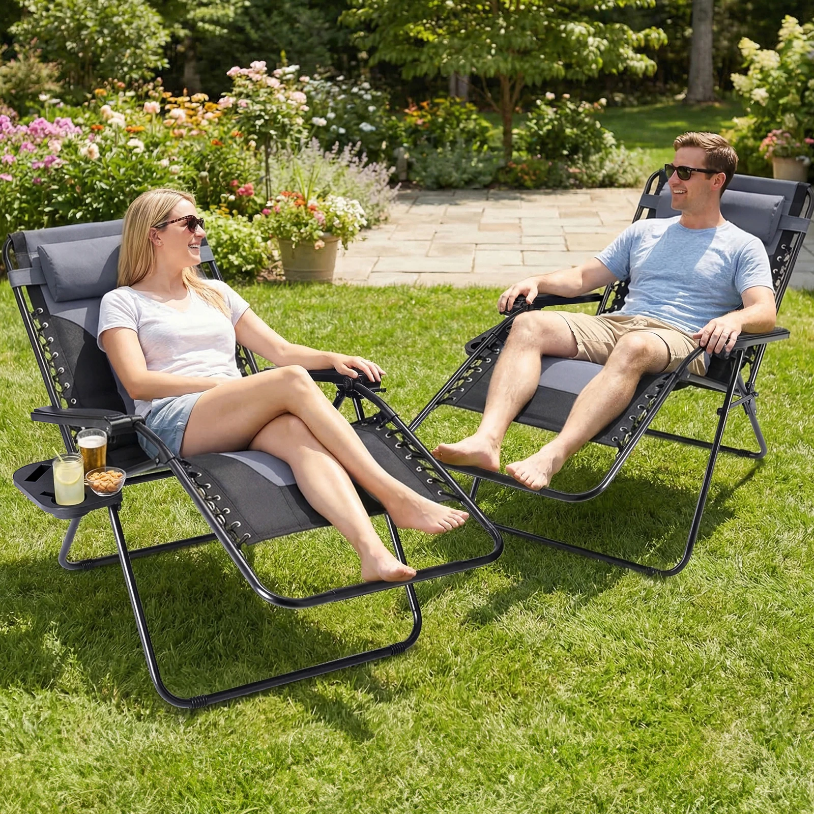 JHK Oversized Zero Gravity Reclining Chair 2