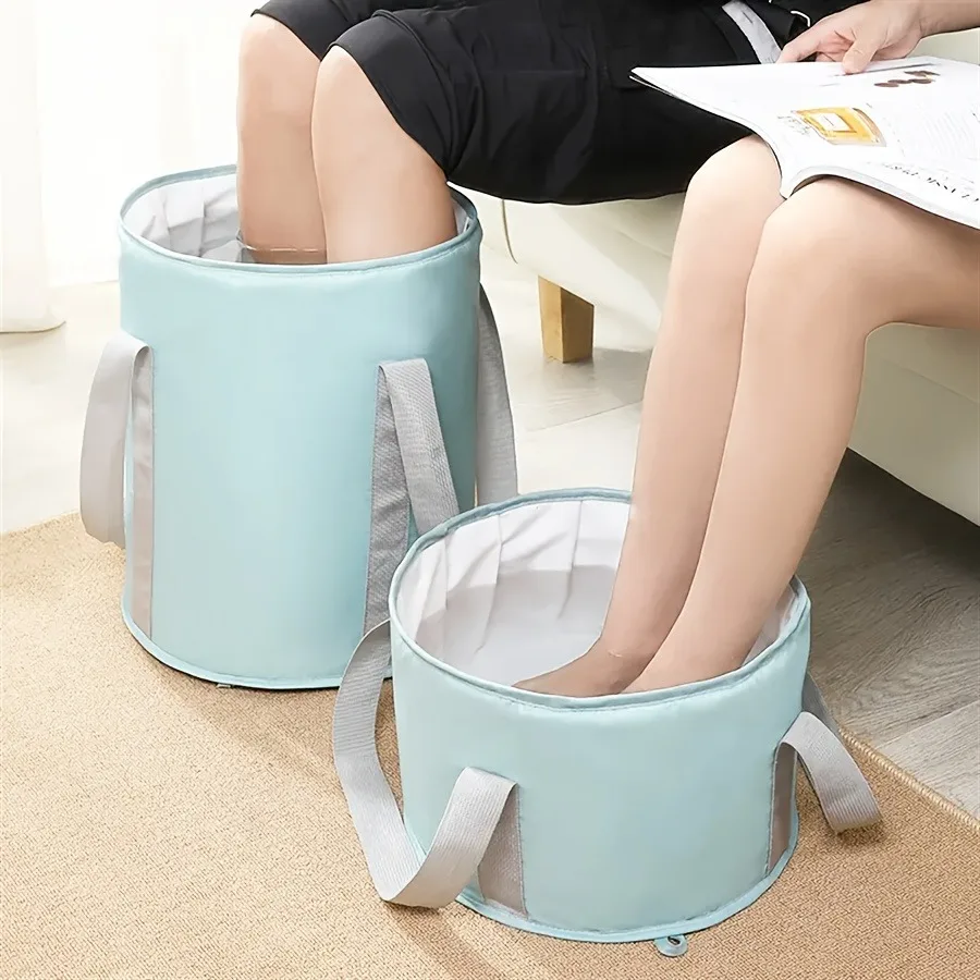 1 Piece Foldable Foot Bucket Portable Outdoor Travel Home Insulated Foot Bucket Suitable For Outdoor Camping And Travel