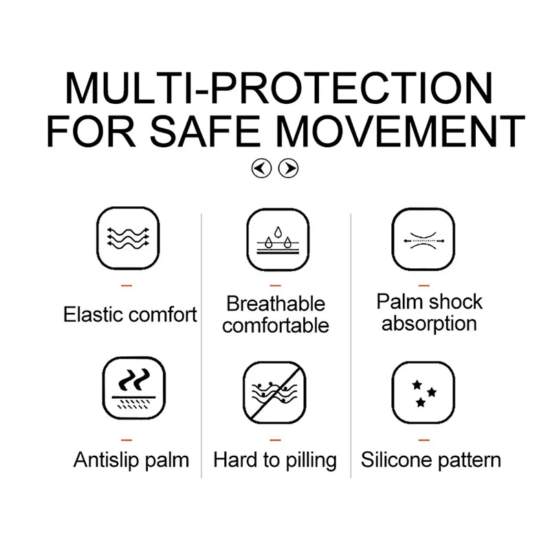 Men's and Women's Cycling Anti Slip Gloves Breathable and Wear-resistant Outdoor Sports Gloves Gym Exercise Wristband Covers