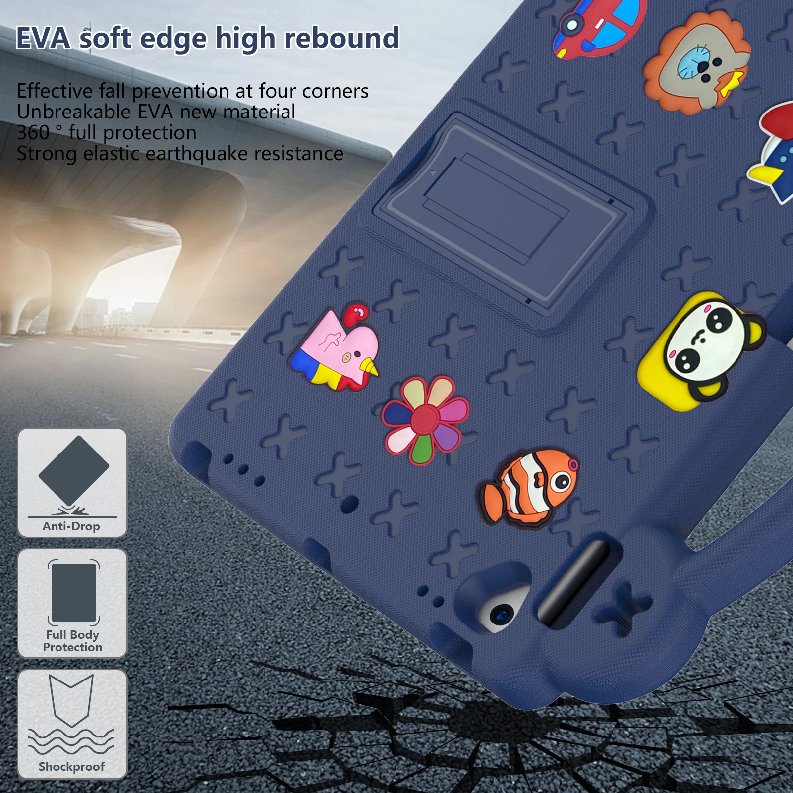 For IPad 10 10th 2022 Case EVA Cover For IPad 10.2 7th 8th 9th Pro 11 2018 2021 Mini 6 5 4 3 10.5 Air 2 9.7 6th 2018 Air4 2020_voghion.com