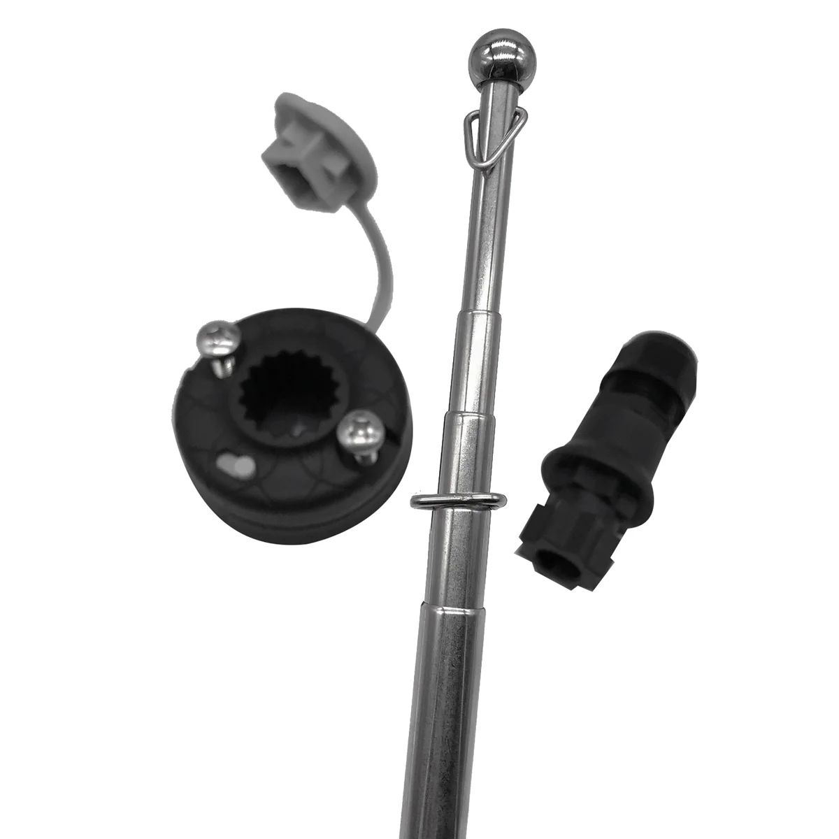 

Stainless Steel Kayak Canoe Flag Pole Yacht Dinghy Kayak Deck Mount Flag Pole Lock Socket