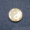 Tai Chi Haptic Lucky Coin Fidget Slider Clicker Metal EDC Anti Anxiety Decompression Stress Toy Adults Sensorial Juguetes 5