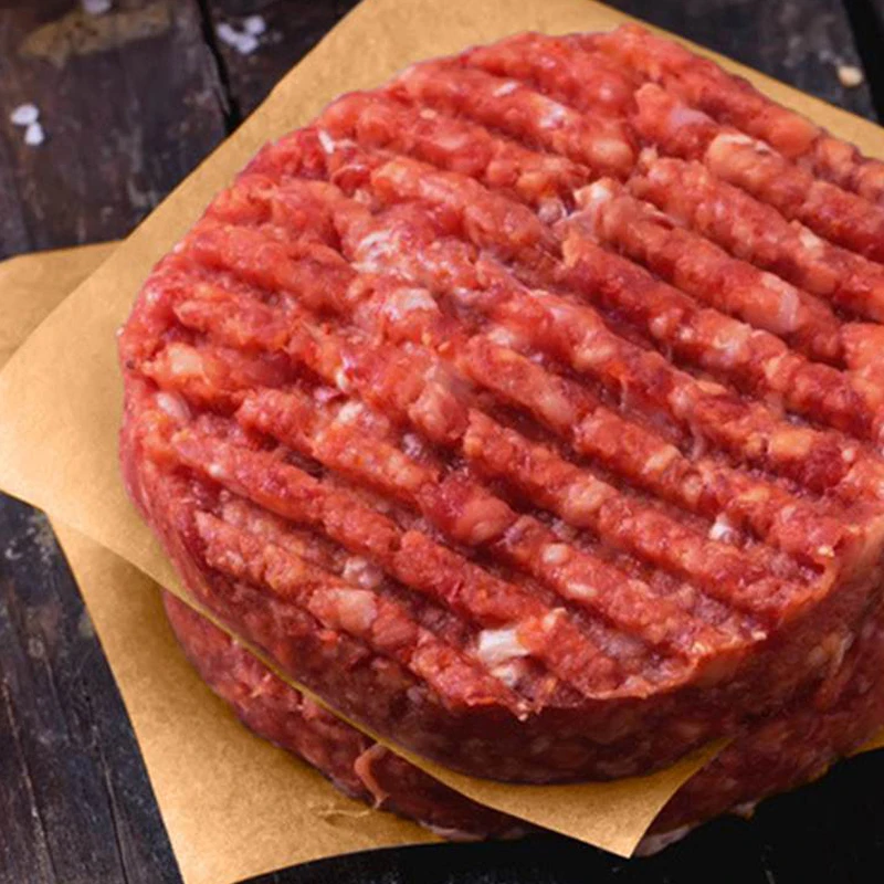 100pcs 11cm Round Hamburger Oil Blotting Paper Oven BBQ Grill Paper Absorbing Sheet Hamburger Patty Kitchen Tools