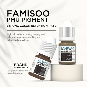 Pigmento per trucco semipermanente per inchiostro per tatuaggio sopracciglio da 5 ml per ombreggiatura Microblading Inchiostro per la correzione dei colori delle sopracciglia a lunga durata