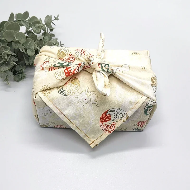Japanese Style Handkerchief Furoshiki Bento Wrapping Cloth Printed Square Napkin Festival Gift Box Wrapping Towel 70X70/90X90Cm wrapping cloth