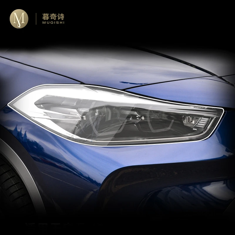 

Для BMW X2 F39 2018-2023 Автомобильная передняя фара фотовспысветильник с защитой от царапин аксессуары для автомобиля