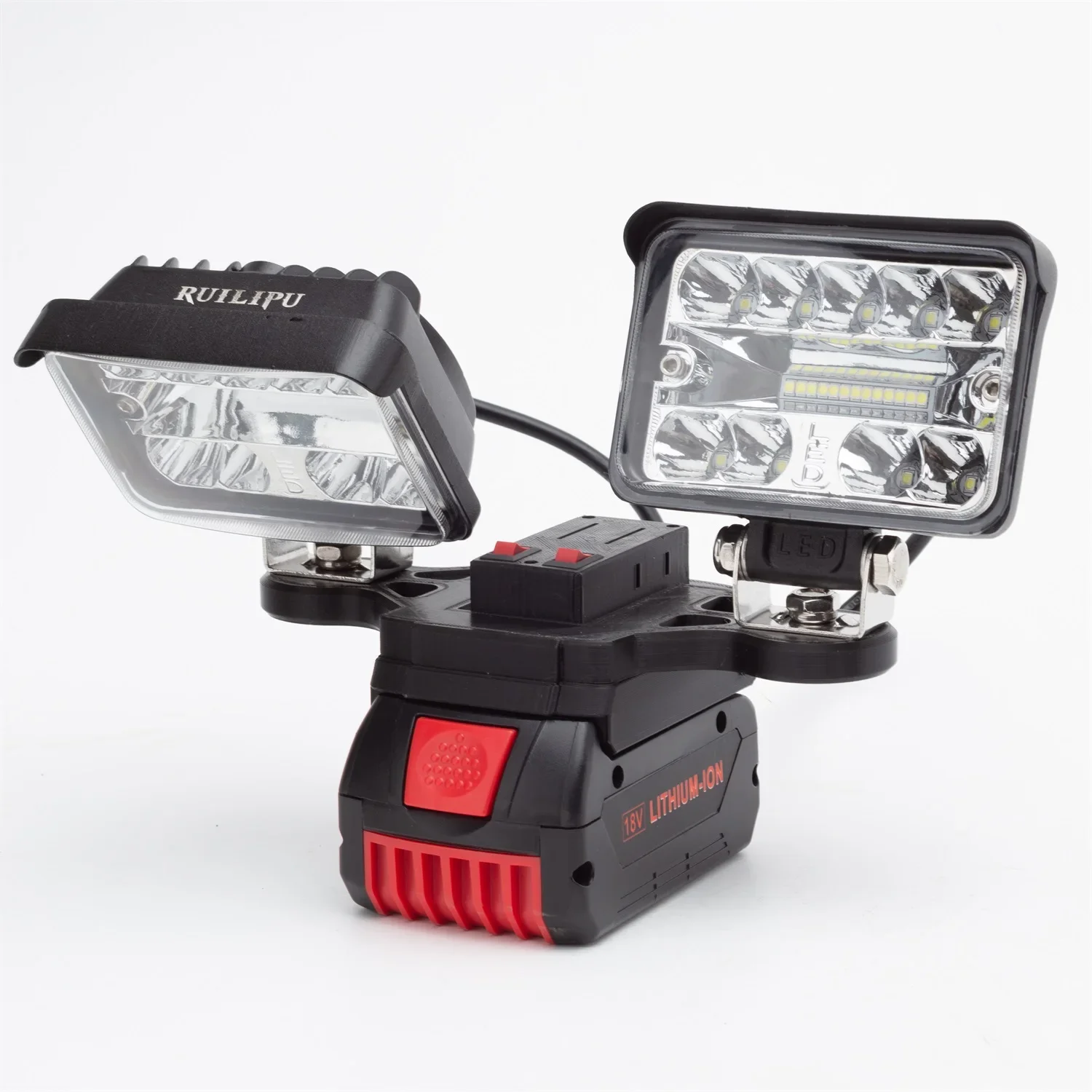 LED Work Light For Bosch 18V Lithium Battery Operated Wireless Outdoor Portable Lamp ( Battery Not Included )