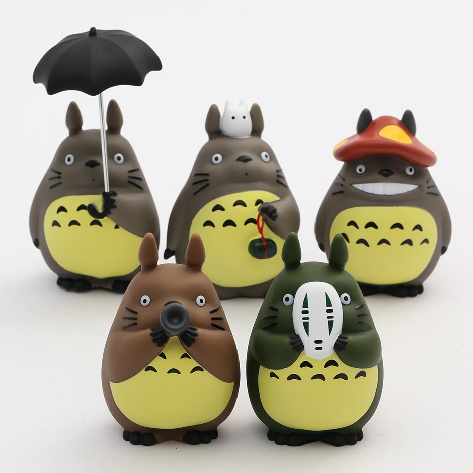 

11cm Set My Neighbor Totoro Dolls Model Collection Decoration Figures Toys