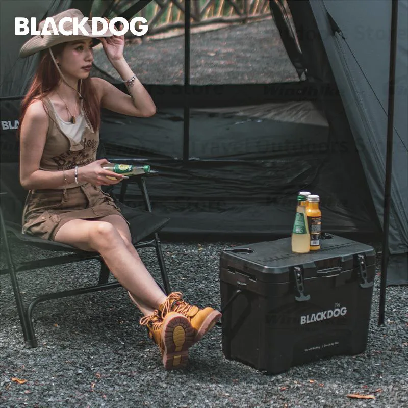 Naturehike BLACKDOG Camping Cooler Insulation Box Refrigerated Storage Outdoor Fishing 26L Car Ice Bucket Picnic PP Portable