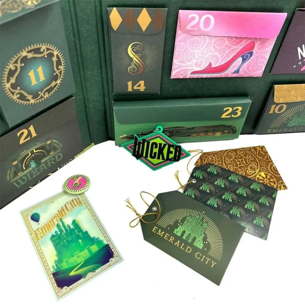 Xmas Wicked Advent Calendar New Year Gift Home Decor 25 Day With 25 Themed Collectible Items