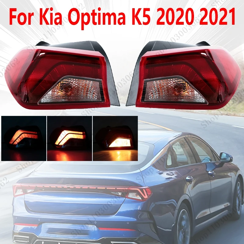 Задний фонарь в сборе, задний поворотный сигнал, задний фонарь, задний фонарь для Kia Optima K5 2020 2021 92401L2100 92402-L2100
