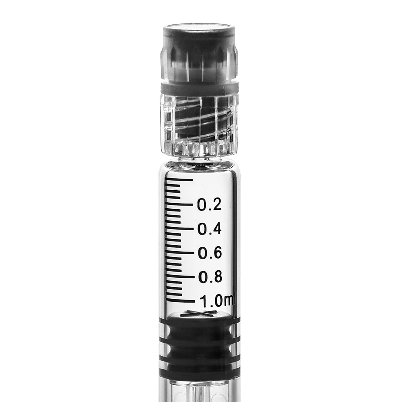 Borosilicate Glass Luer Lock Syringe, 1Ml Accurate Lab Syringes