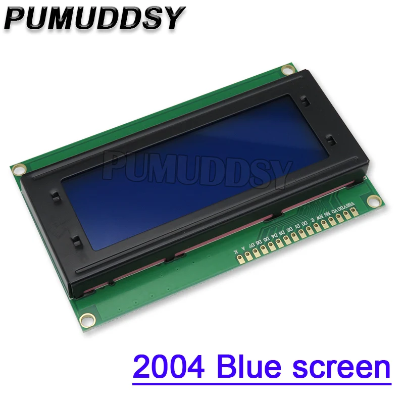 LCD 20x4 LCD1602/2004A I2C GIALLO/BLU Modulo Display - Foto 5