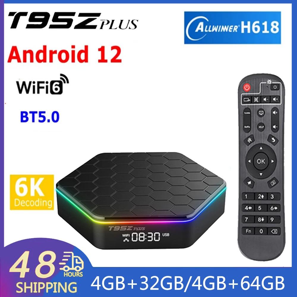 NEW T95z Plus TV Box Android 12 Smart Android TV BOX Allwinner