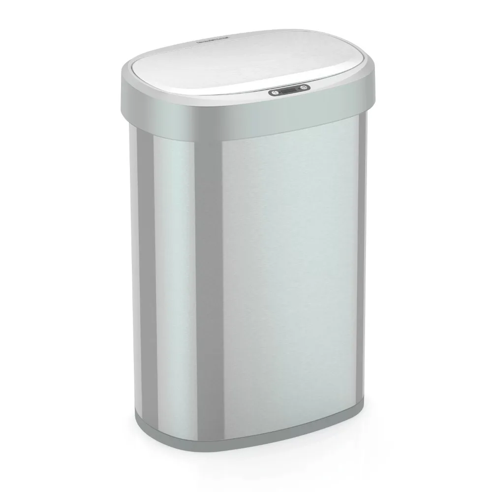 

Nine Stars 13.2 Gallon Motion Sensor Trash Can with Stainless Steel Lid