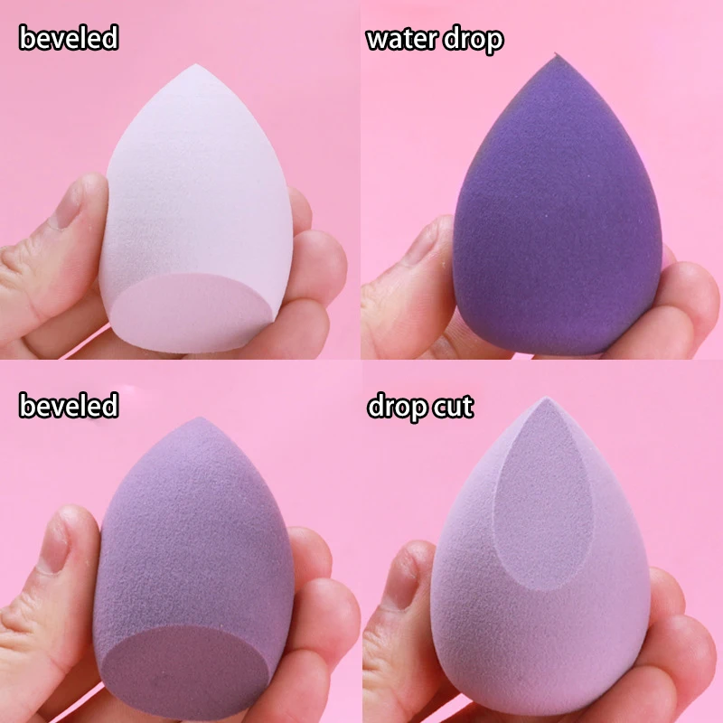 4pcs of  beauty eggs without sticking powder sponge powder puff makeup egg air cushion dry and wet dual-use makeup tools 6