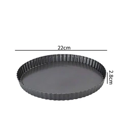 Non-Stick Fluted Removable-Bottom Tart and Quiche Pan (22cm)