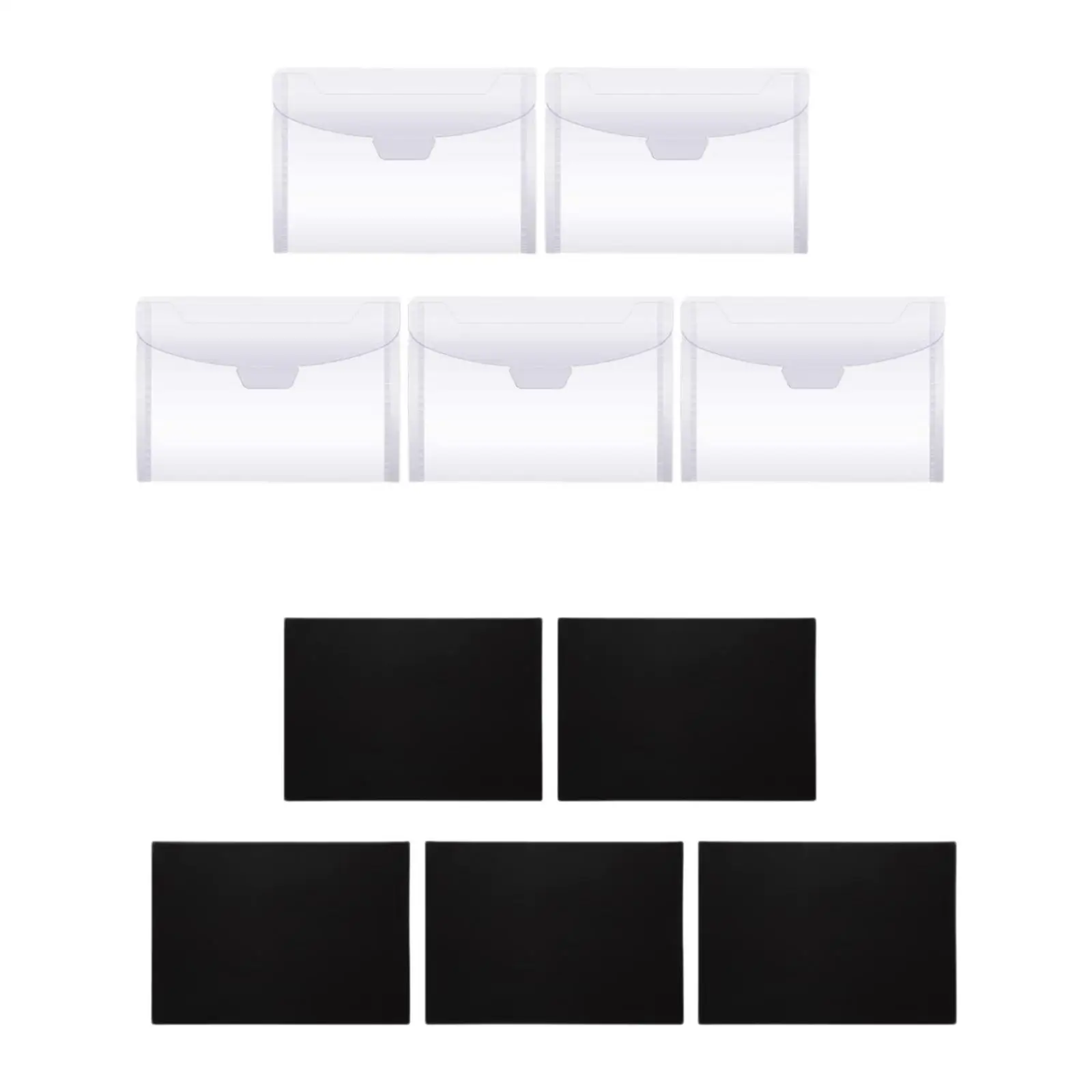 Magnet Sheets Folder Bags Set Stamps Organizer High Transparency Template Stickers Cover for Paintings Storage Cutting Dies