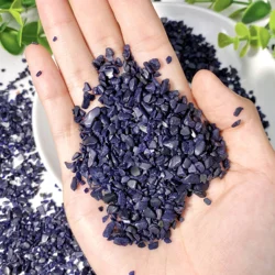Blue Sandstone Crystal Chips for Decoration - Natural Raw Stone, 50g/100g (Blue Sandstone)