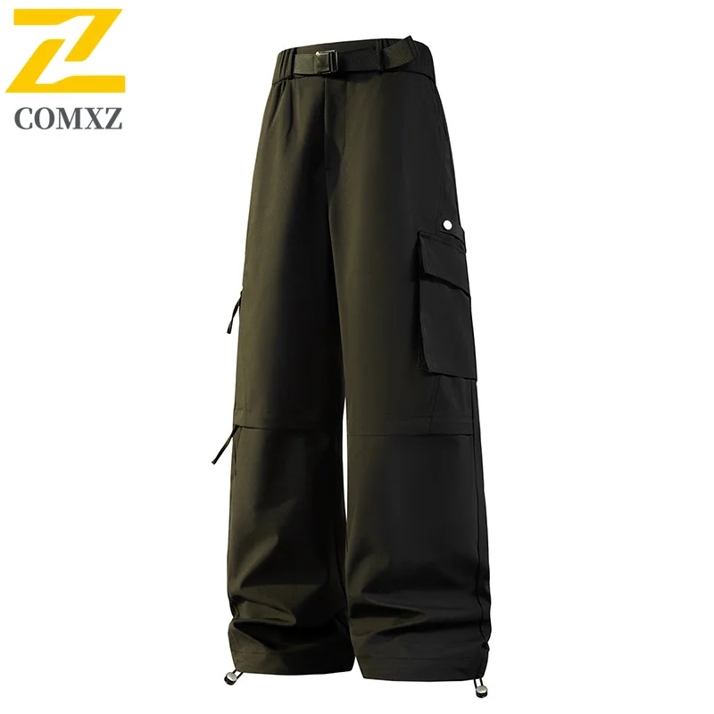 ​Men Softshell Sports Pants Spring Summer Waterproof American Style Outdoor Camping Fishing Windproof Quick-Dry Casual Trousers