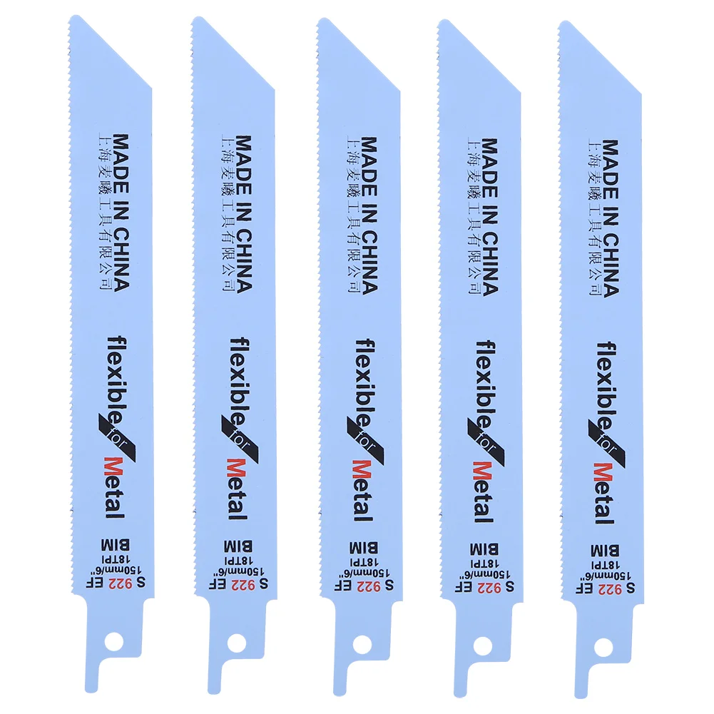 Metal Reciprocating Saw Blade Woodworking Cutter Kit Power Tool 150mm / 5.9in Jigsaw Blade Hand Saw Saber, Jig Saw Blades, Reciprocating Saw Blades, Hand Saw
