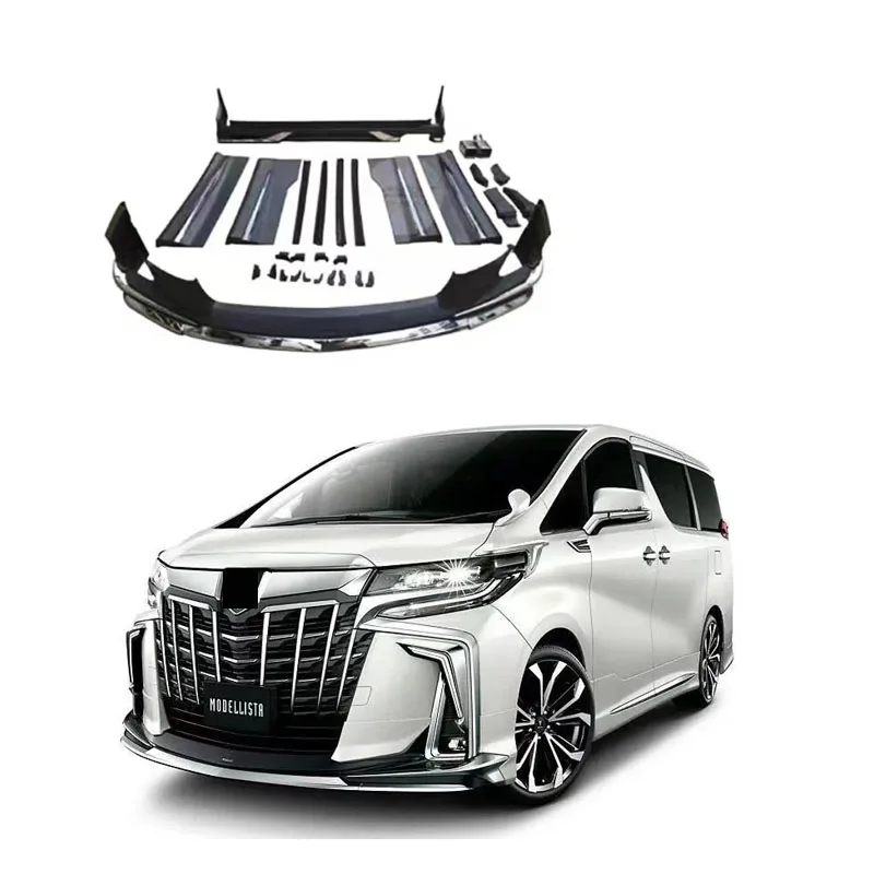 

KLT Новое поступление SC модельлист Корпус Комплект PP материал бампер для toyo-ta ALPHARD Bodykit 2018-ON