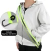 Reflective Safety Shoulder Belt High Visibility Reflective Elasticated Strip Adjustable Visible Night Safety Reflective Belt 3