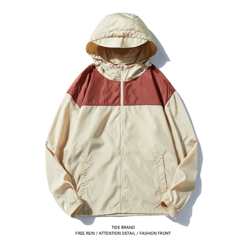 Outdoor Sun Protection UPF 40 Jacket Men Women with Sun Hat Waterproof Skin Clothing Fishing Hunting Quick Dry Skin Windbreaker