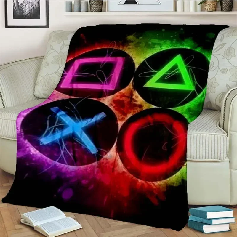 3D Cartoon Gaming machine，Gamepad  Regional Blanket,Fashion Soft Cozy Living room Bedroom Sofa Bed Travel Blanket Gift 6
