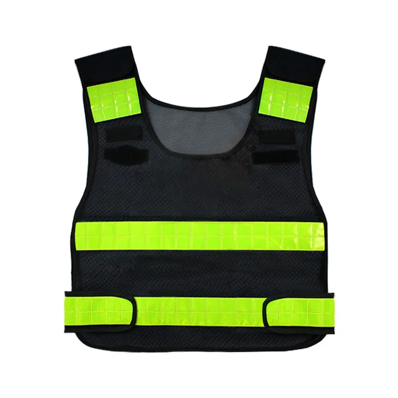 High Visibility Reflective Vest Mens Construction Worker Night Runner Safety Vest