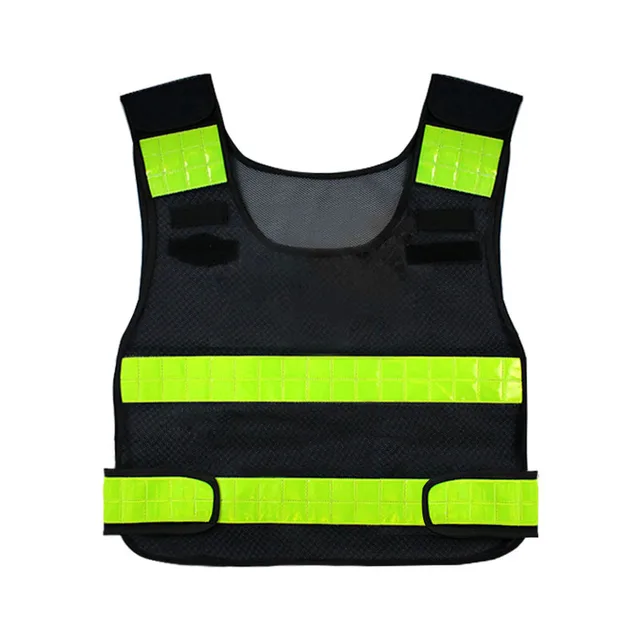 High Visibility Reflective Vest Mens Construction Worker Night Runner