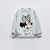 Cartoon Minnie Printed Baby Girls Sweatshirt Long Sleeve Hoodie Spring Fall Kids Clothing Loose Fashion Cartoon Casual Sweater 2