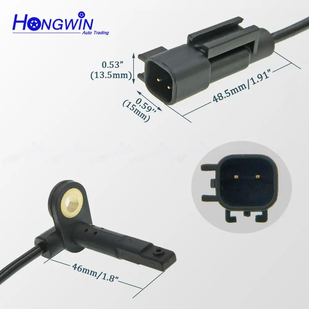 4670a583 4670a584 Rear Left Right New Abs Wheel Speed Sensor