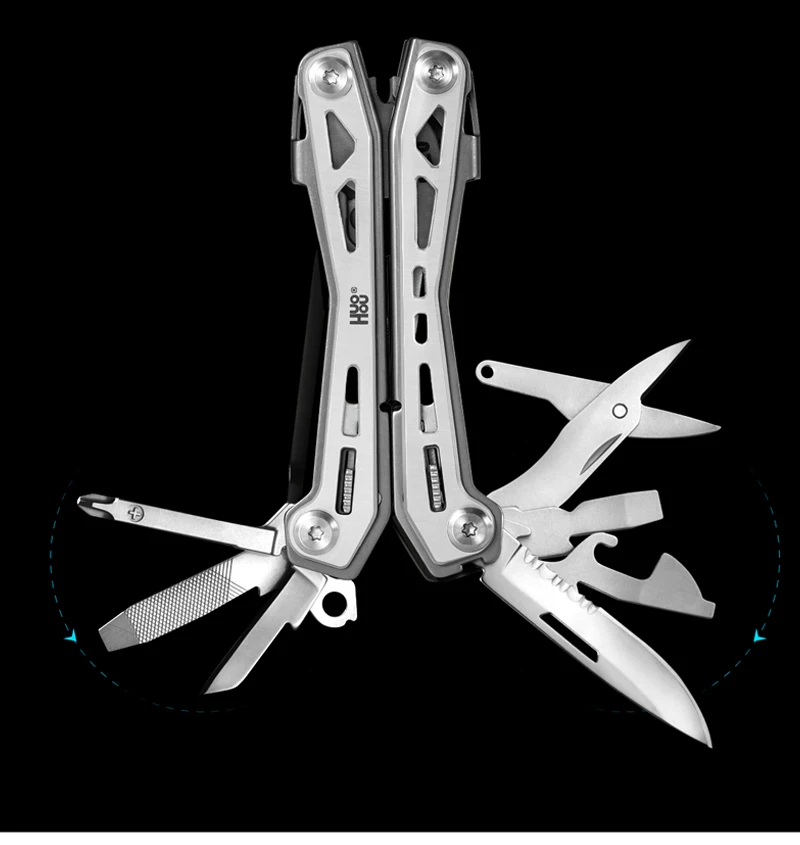 Gadgetoo Huohou K20 20-In-1 Multi Tool Pocket Folding Knife Pliers Scissors Saw Screwdriver Outdoor Survival Multi-Functional Hand Tool