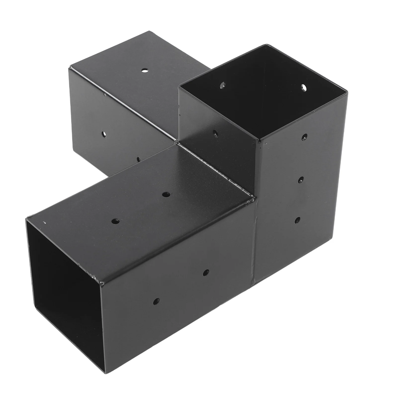 Pergola Bracket Steel DIY Elevated Wood Stand Hardware Kit for Outdoor Woodworking