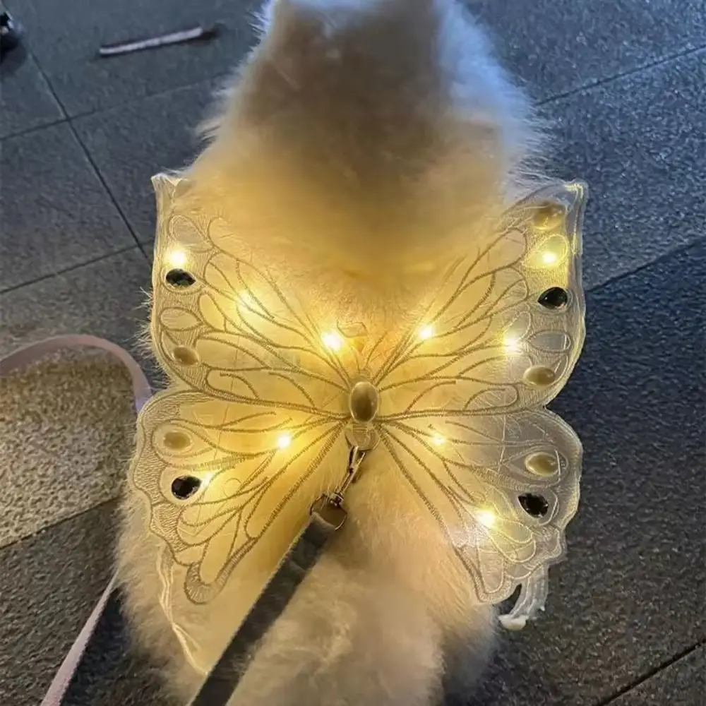 Glowing Butterfly Pet Wings 1