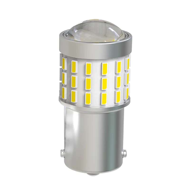 JIACHI ���ؼ� �ڵ��� LED ���� ����, ���� ���õ�, BA15S 1156 1157, P21W, BAU15S 3014 Ĩ, 54SMD, ���, �����, ������, 12-24V, 100 ��