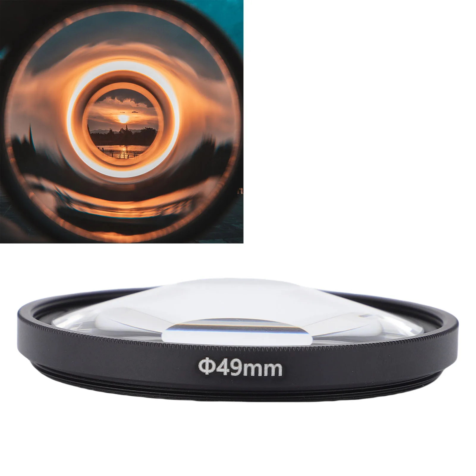 Optical Glass Lens Distortion Effect Filter - Oil, Scratch, and Rain Resistant