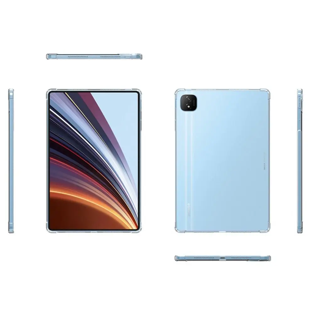 Airbag Edge Tablet Case TPU Soft Back Cover - Shockproof Transparent Protective Shell