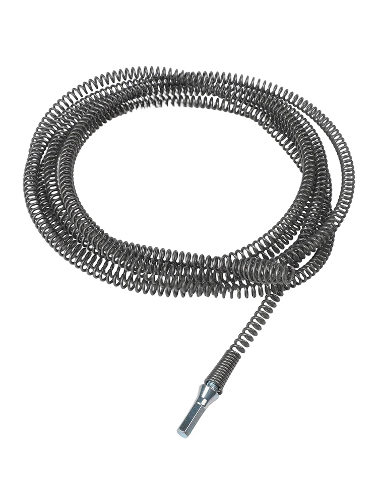 Pipeline Dredging Tool 3/2/1M Spring Electric Drill Connector 16mm Drain Cleaner Home DIY Tools For Pipe Blockage Issues