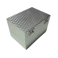 Durable Stainless Steel Tool Box Anti-skid Plate Equipment Board for Tamiya 1/14 RC Truck Tractor Scania 56352 Car Upgrade Parts 1