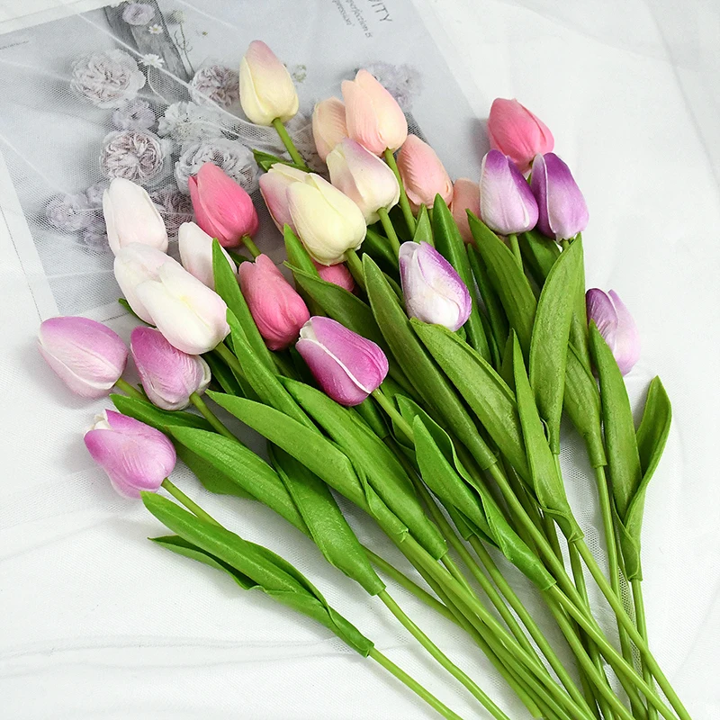 Growhabity – Uv Resistant Lifelike Artificial Tulips Flowers