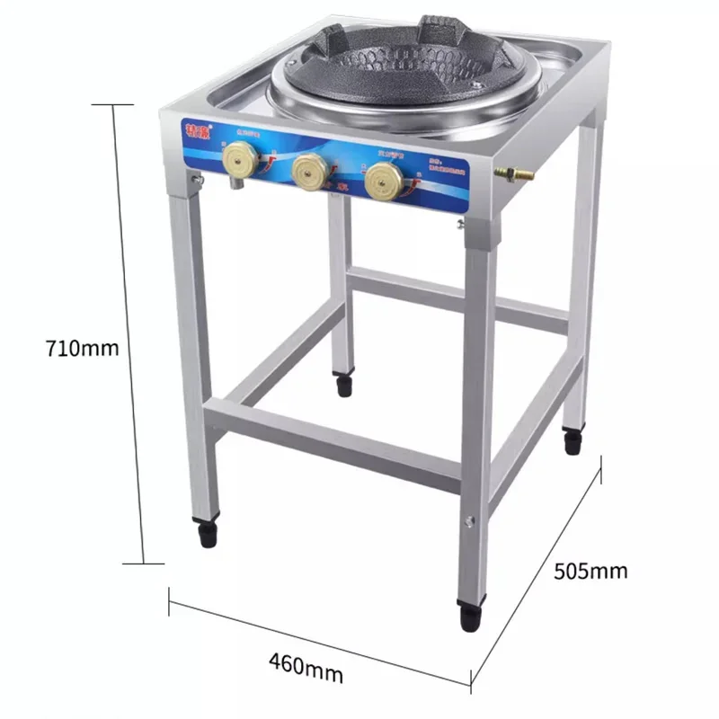 40Kw High Firepower Fierce Fire Stove Outdoor Camping Cooking Gas Stove Cooktops High Pressure Gas Cooker Flameout Protection 6