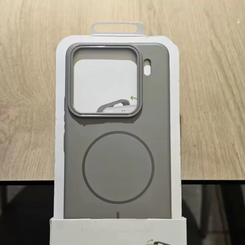 Enhanced Magnetic Protective Case - Frosted Colorful Hard PC Cover with Wireless Charging Capability