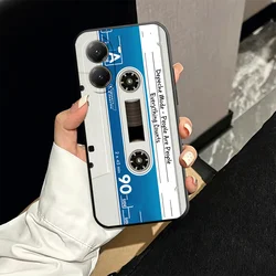 Retro 90s Cassette Tape Pattern Soft Phone Case for Xiaomi Poco F7 (KHTY00401A)