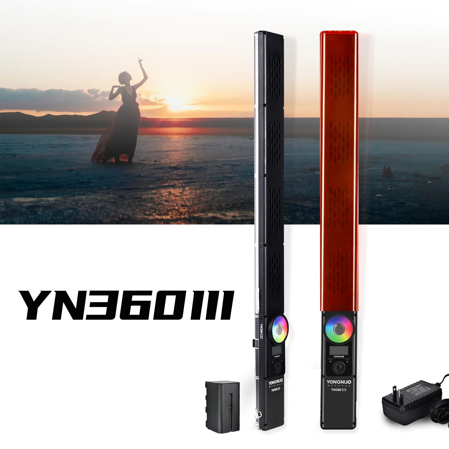 

Yongnuo YN360 III YN360III ручной 3200K-5600K RGB Цветной лед