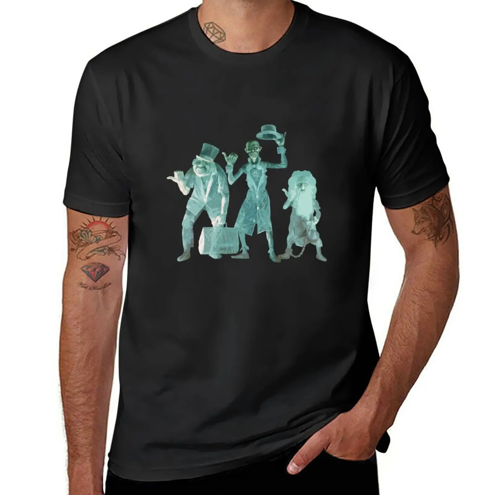 

New Hitchhiking Ghosts T-Shirt funny t shirt summer top mens clothes