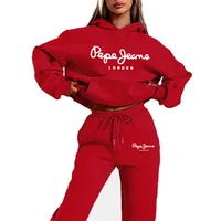 Offres spéciales quotidiennes simplicité femmes survêtement à manches longues mode femmes vêtements pantalons de survêtement pull sport en plein air décontracté 6