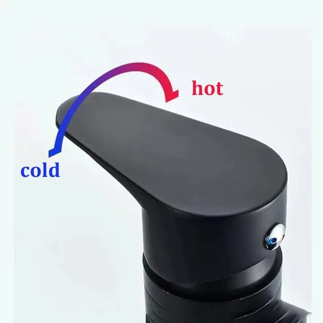 ก๊อกน้ำอ่างล้างหน้าคุณภาพสูงสแตนเลสอเนกประสงค์อเนกประสงค์ร้อนและเย็นใช้คู่ก๊อกน้ำอ่างล้างหน้าในห้องน้ำ 4